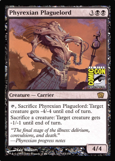 Phyrexian Plaguelord (San Diego Comic Con Oversized) [Oversize Cards] | Local Legends