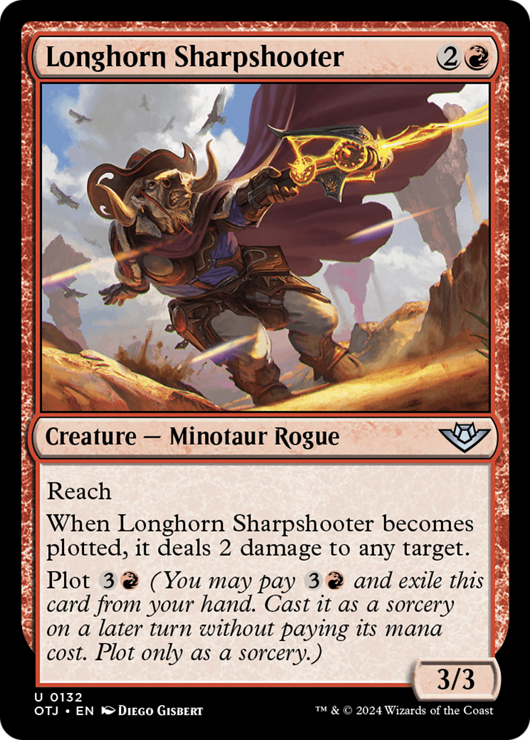 Longhorn Sharpshooter [Outlaws of Thunder Junction] | Local Legends