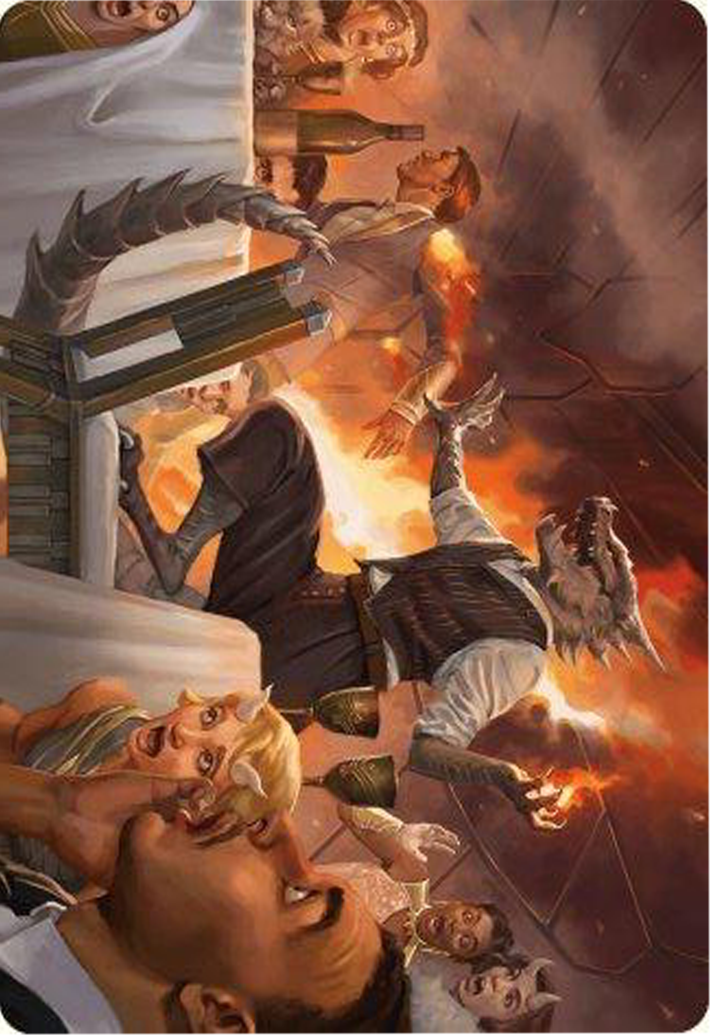 Party Thrasher Art Card [Modern Horizons 3 Art Series] | Local Legends