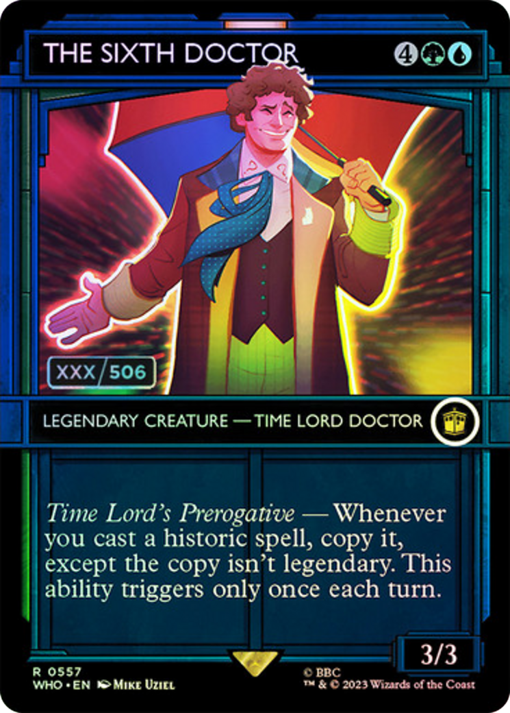 The Sixth Doctor (Serial Numbered) [Doctor Who] | Golgari Games