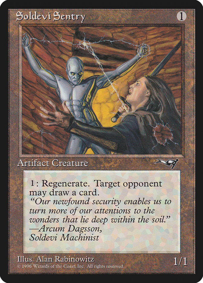 Soldevi Sentry (Hands Raised) [Alliances] | Local Legends