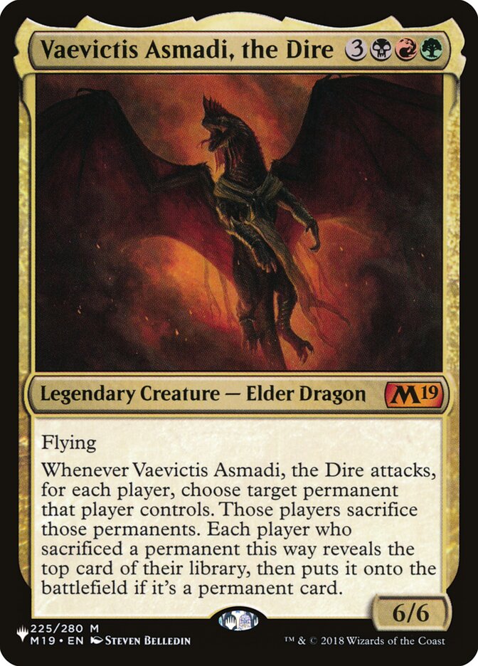 Vaevictis Asmadi, the Dire [The List] | Golgari Games