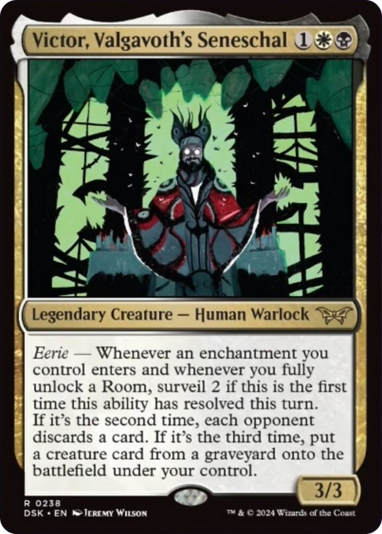 Victor, Valgavoth's Seneschal [Duskmourn: House of Horror] | Local Legends