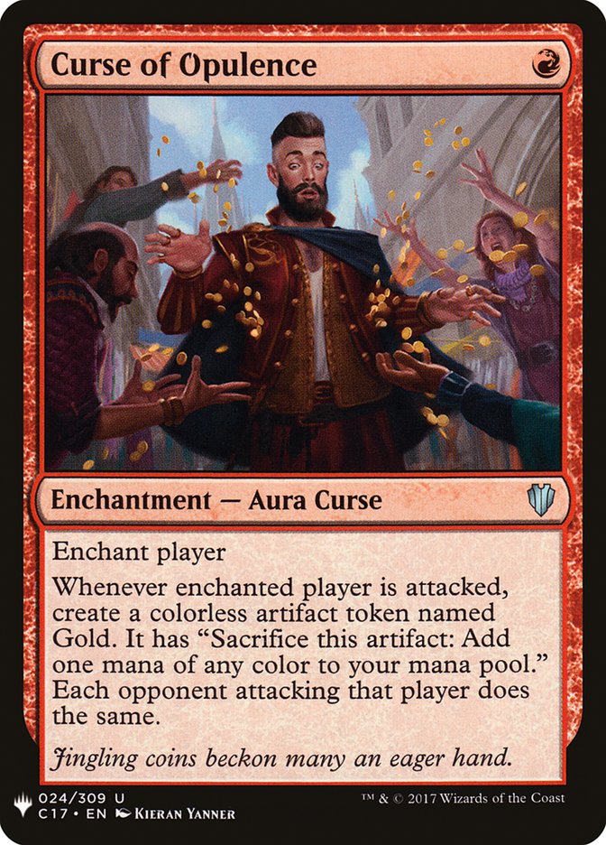 Curse of Opulence [Mystery Booster] | Local Legends