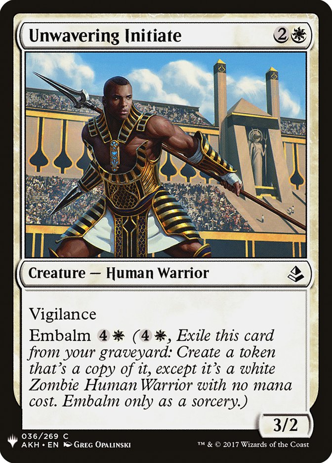Unwavering Initiate [Mystery Booster] | Local Legends