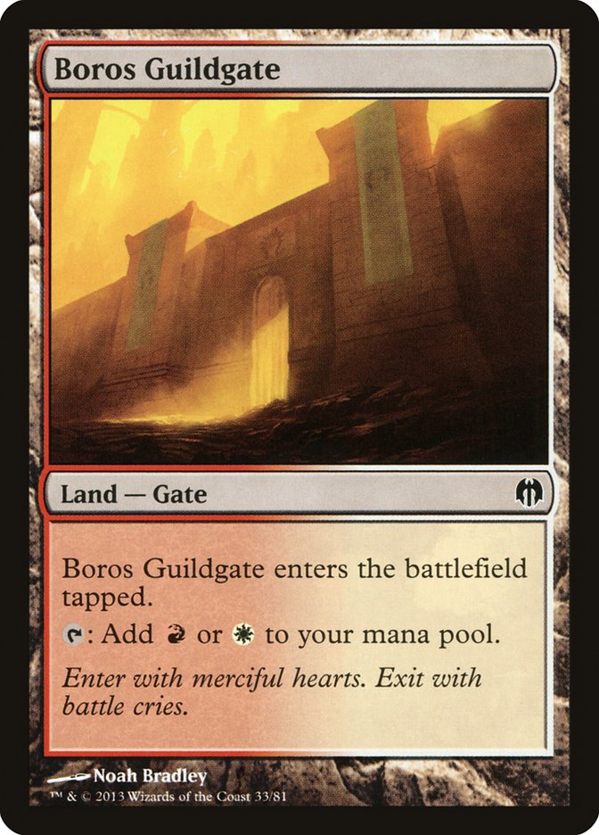 Boros Guildgate [Duel Decks: Heroes vs. Monsters] | Golgari Games