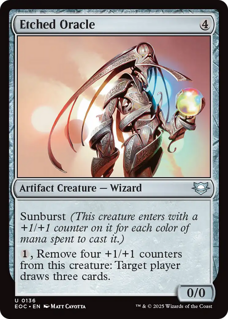 Etched Oracle [Edge of Eternities Commander] | Local Legends