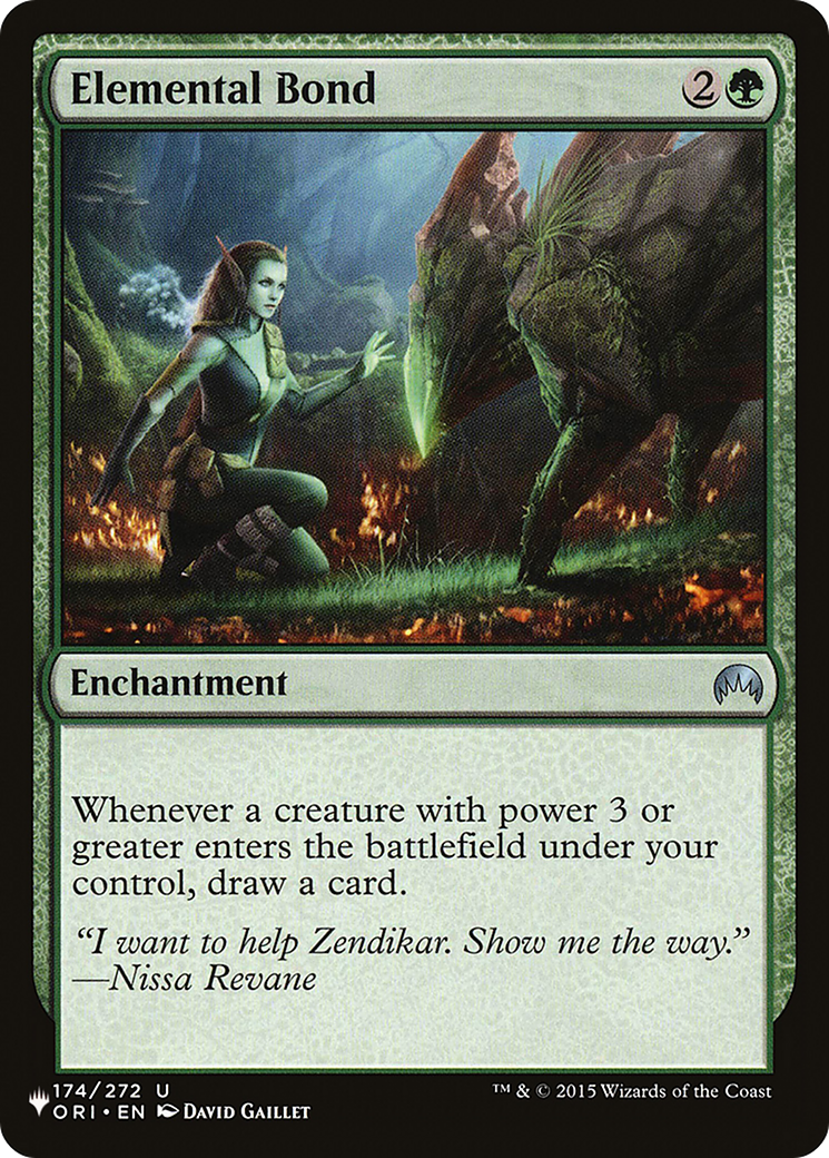 Elemental Bond [The List] | Local Legends