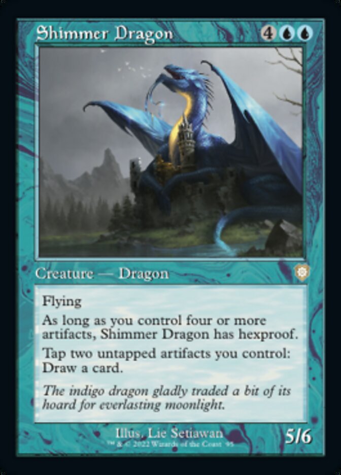 Shimmer Dragon (Retro) [The Brothers' War Commander] | Local Legends