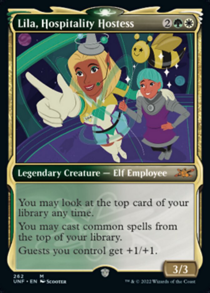 Lila, Hospitality Hostess (Showcase) [Unfinity] | Golgari Games