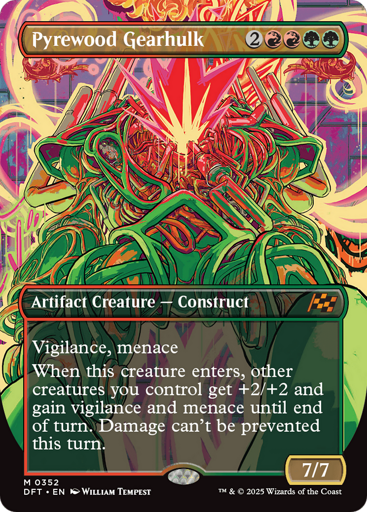 Pyrewood Gearhulk (Borderless) [Aetherdrift] | Local Legends