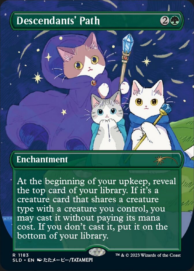 Descendants' Path (Borderless) [Secret Lair Drop Series] | Local Legends