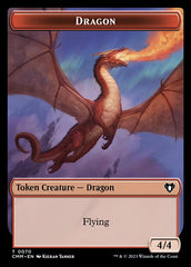 Soldier // Dragon (0021) Double-Sided Token [Commander Masters Tokens] | Local Legends