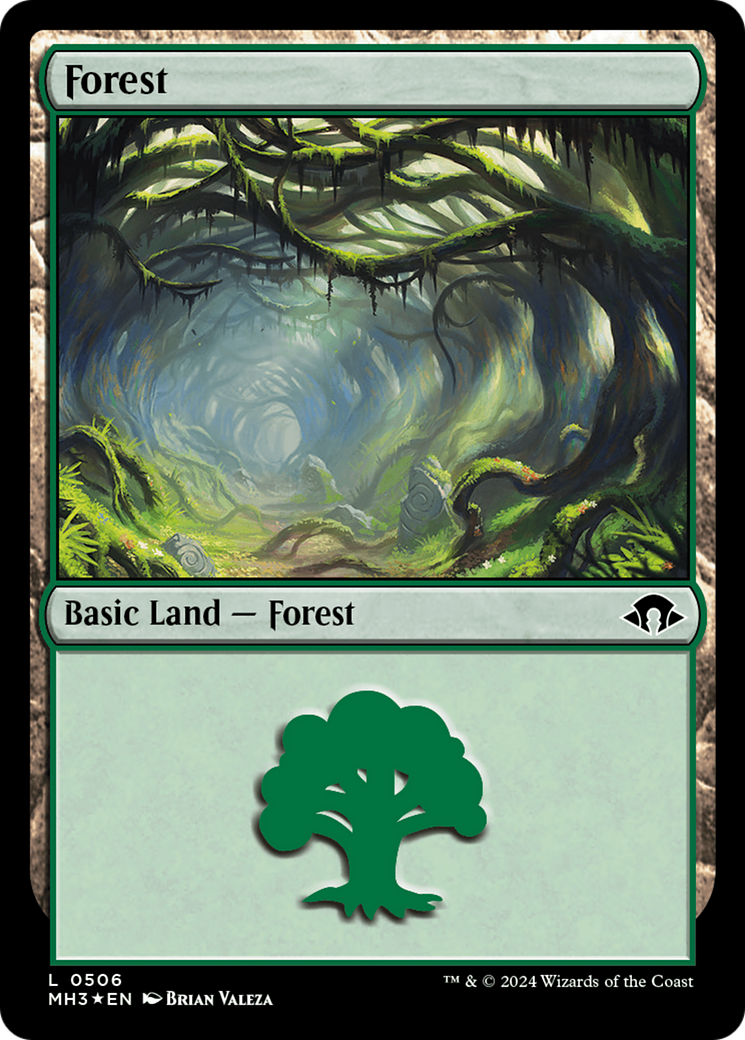 Forest (0506) (Ripple Foil) [Modern Horizons 3] | Local Legends