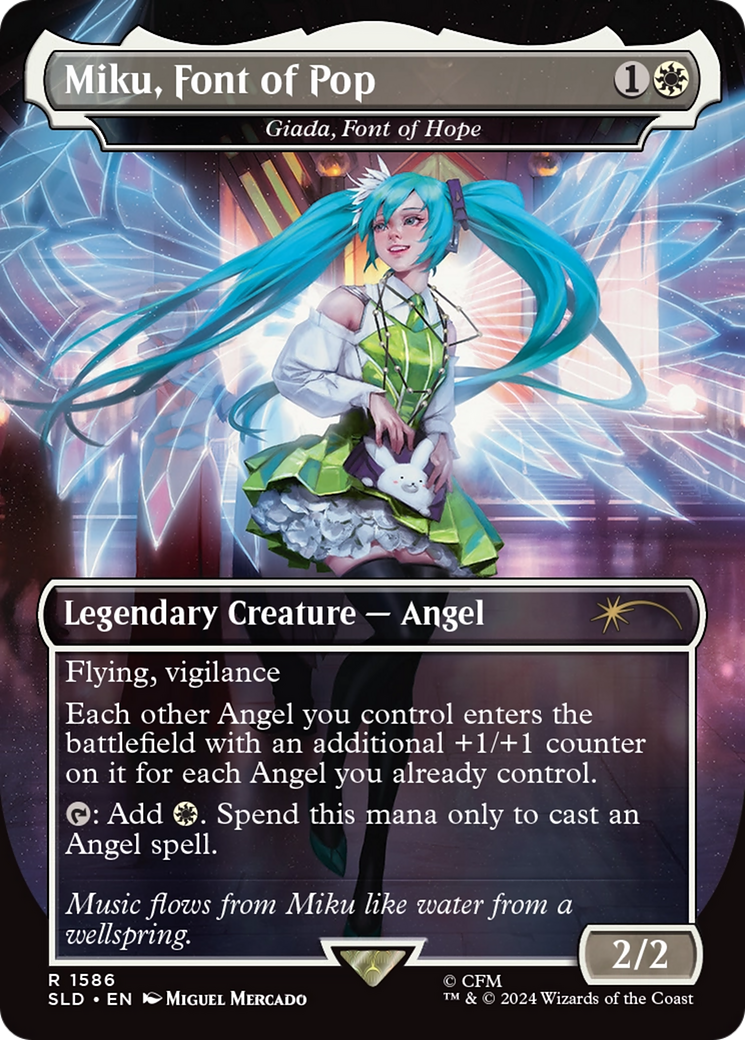 Miku, Font of Pop - Giada, Font of Hope [Secret Lair Drop Series] | Local Legends