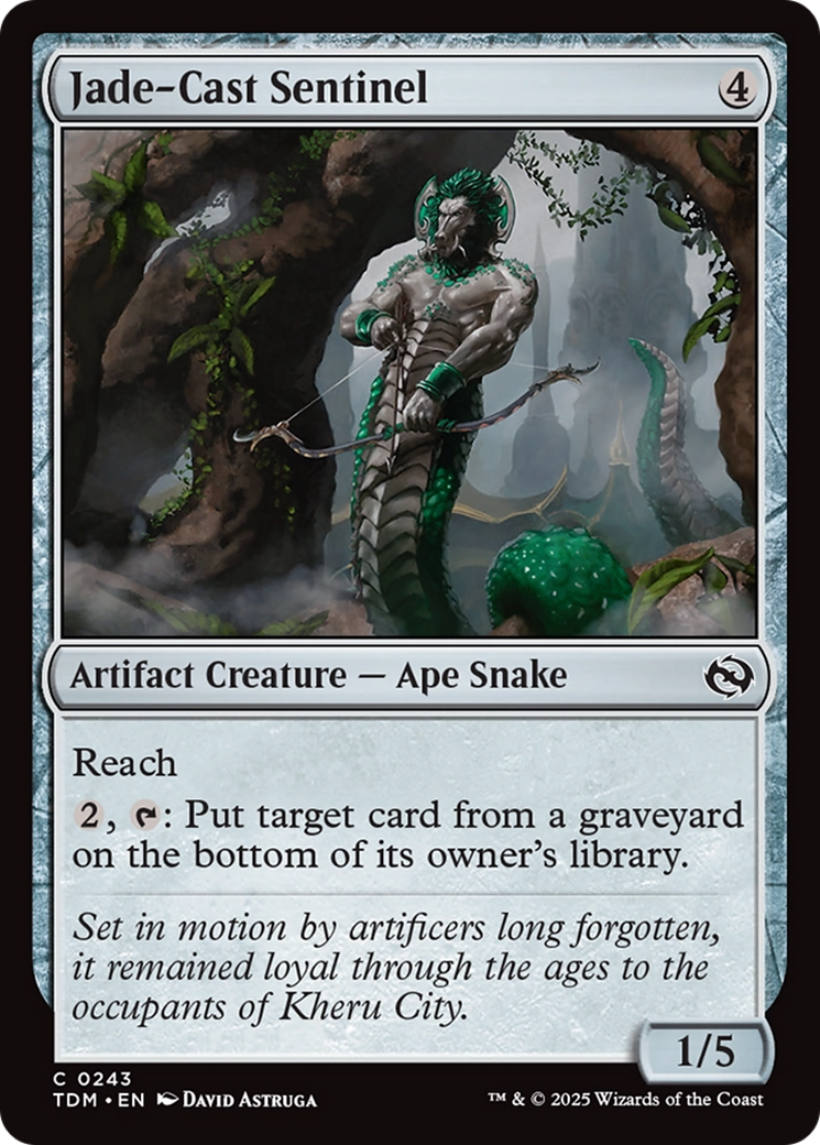 Jade-Cast Sentinel [Tarkir: Dragonstorm] | Local Legends