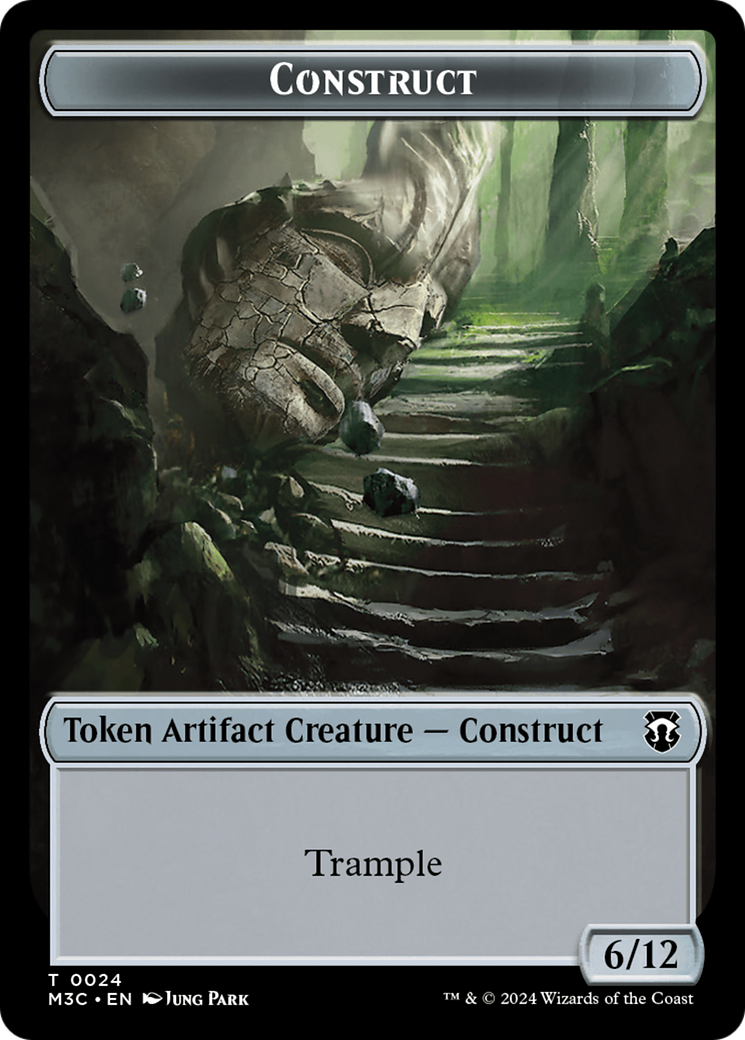 Construct // Myr Double-Sided Token [Modern Horizons 3 Commander Tokens] | Local Legends