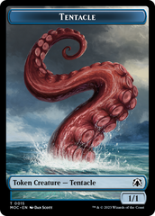 Tentacle // Human (26) Double-Sided Token [March of the Machine Commander Tokens] | Local Legends