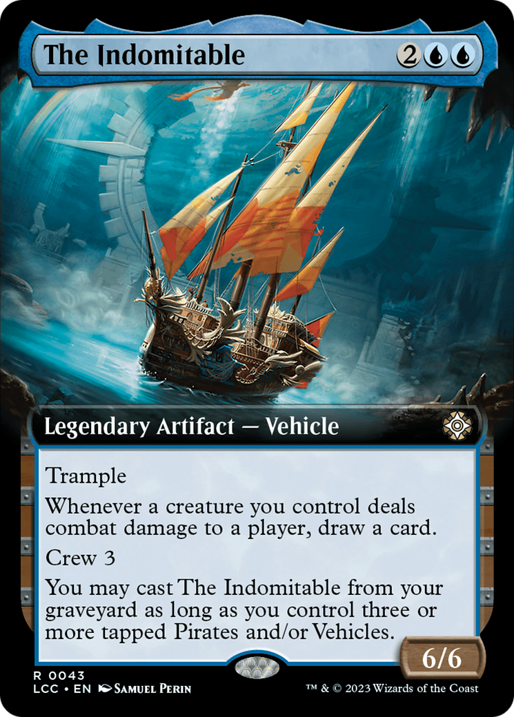 The Indomitable (Extended Art) [The Lost Caverns of Ixalan Commander] | Local Legends