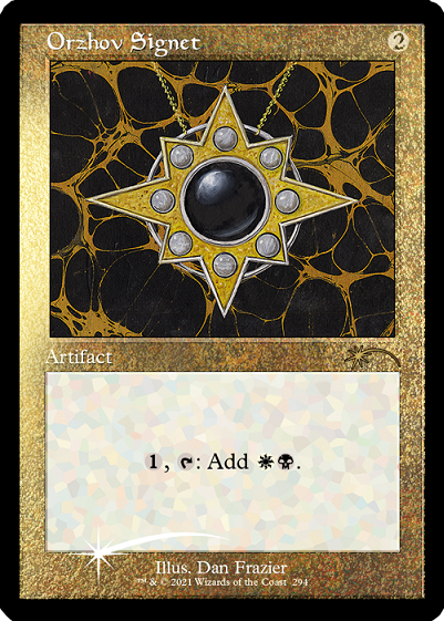 Orzhov Signet (Retro) (Foil Etched) [Secret Lair Drop Series] | Local Legends