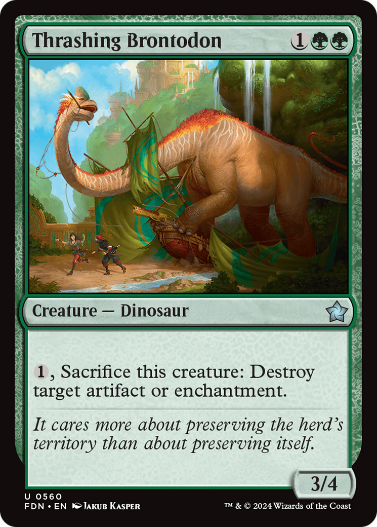 Thrashing Brontodon [Foundations] | Local Legends