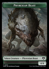 Thopter // Phyrexian Beast Double-Sided Token [Commander Masters Tokens] | Local Legends