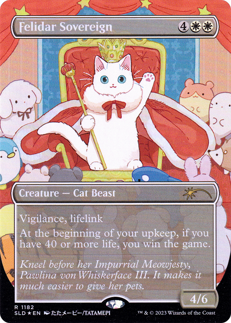 Felidar Sovereign (Borderless) [Secret Lair Drop Series] | Local Legends