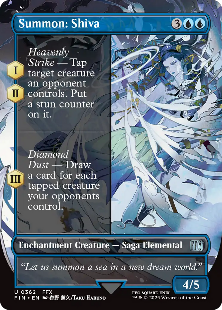 Summon: Shiva (Borderless) [FINAL FANTASY] | Local Legends