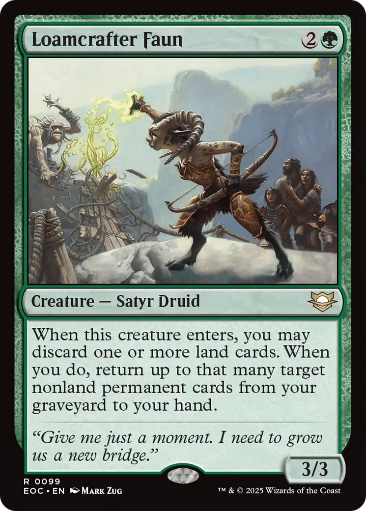 Loamcrafter Faun [Edge of Eternities Commander] | Local Legends