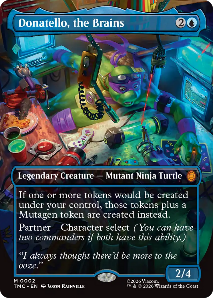Donatello, the Brains (Borderless) [Teenage Mutant Ninja Turtles Commander] | Local Legends