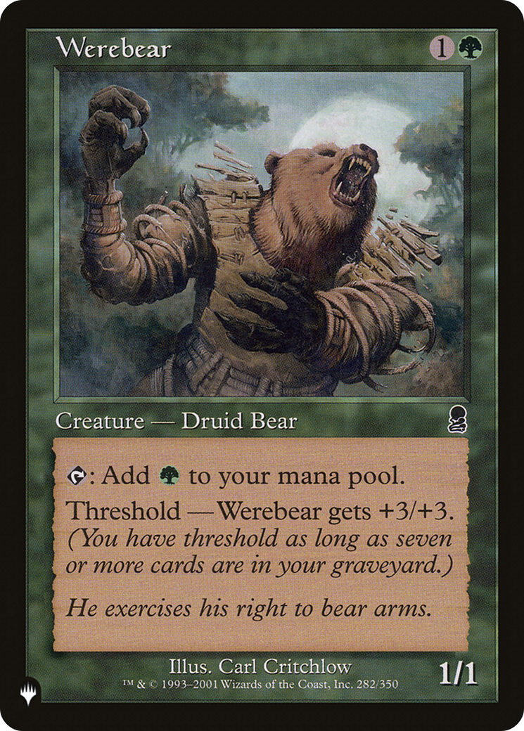Werebear [The List] | Local Legends