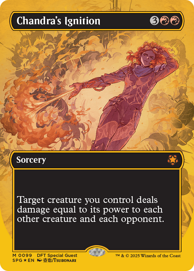 Chandra's Ignition (Borderless) (First-Place Foil) [Aetherdrift Special Guests] | Local Legends