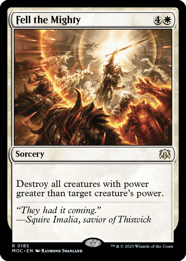 Fell the Mighty [March of the Machine Commander] | Local Legends