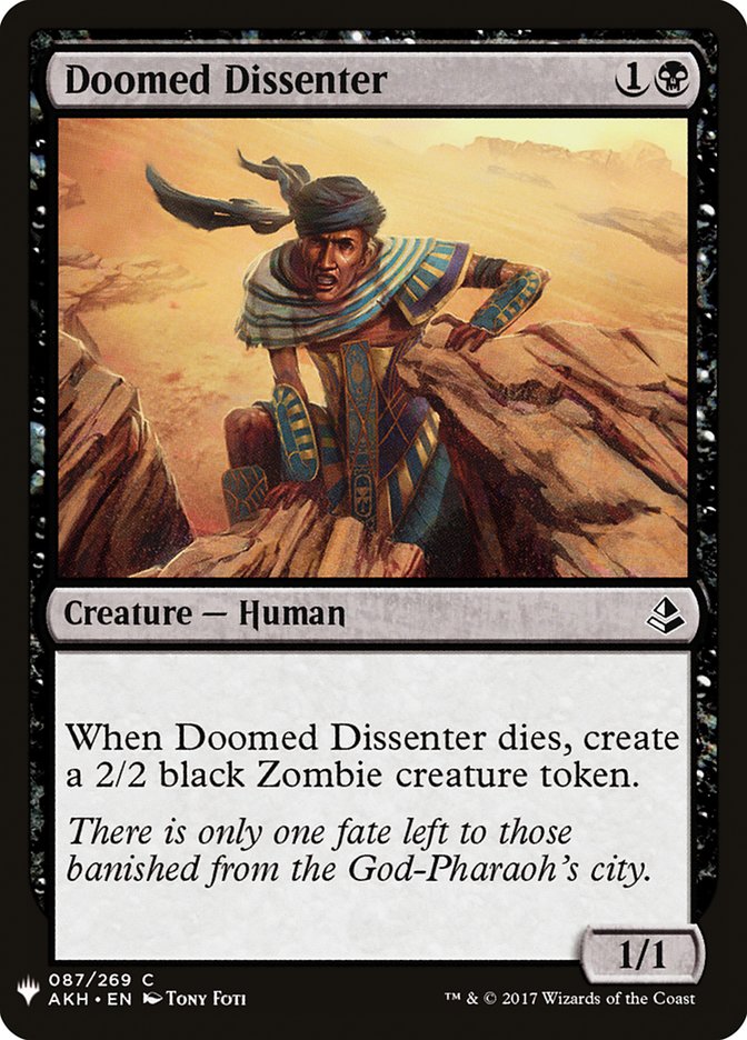 Doomed Dissenter [Mystery Booster] | Local Legends