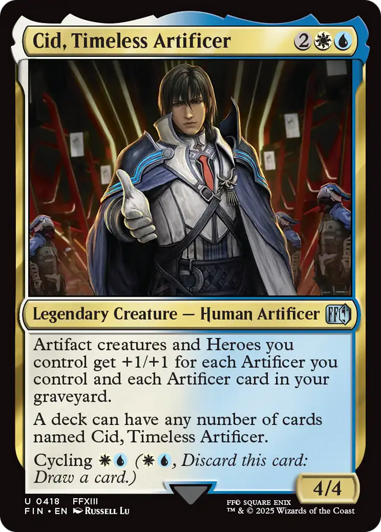 Cid, Timeless Artificer (0418) [FINAL FANTASY] | Local Legends