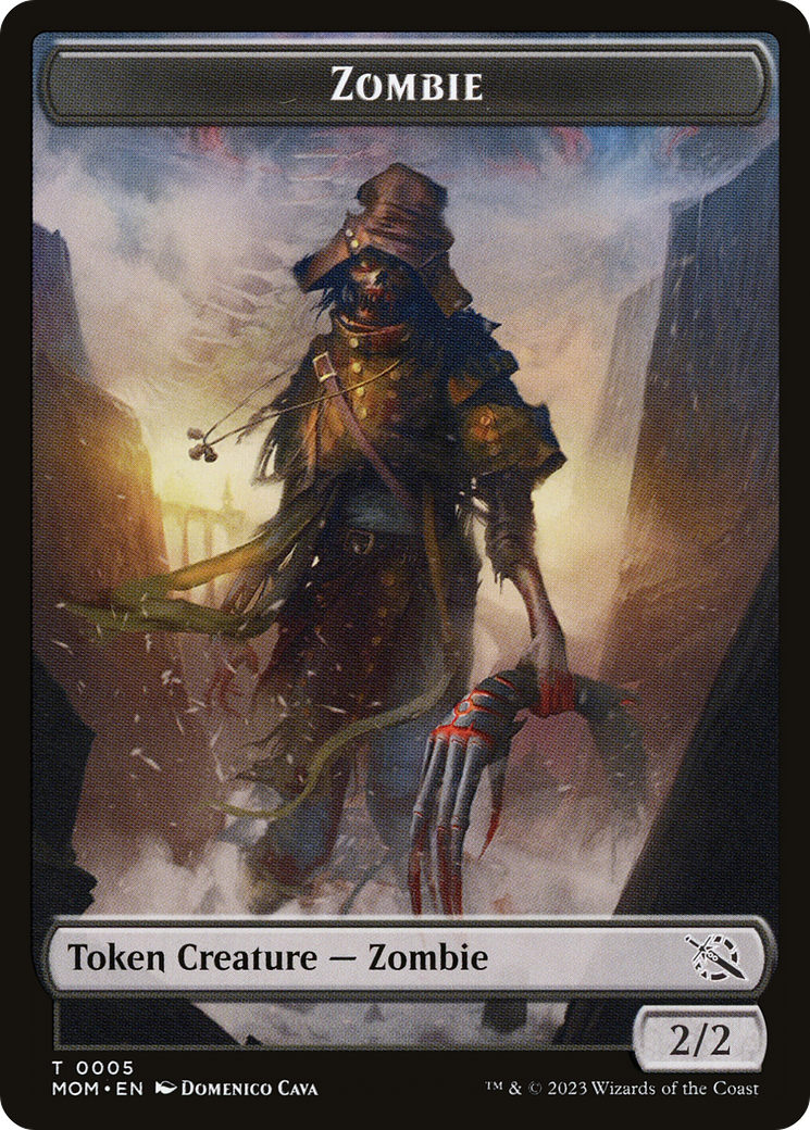 Treasure (21) // Zombie Double-Sided Token [March of the Machine Tokens] | Golgari Games