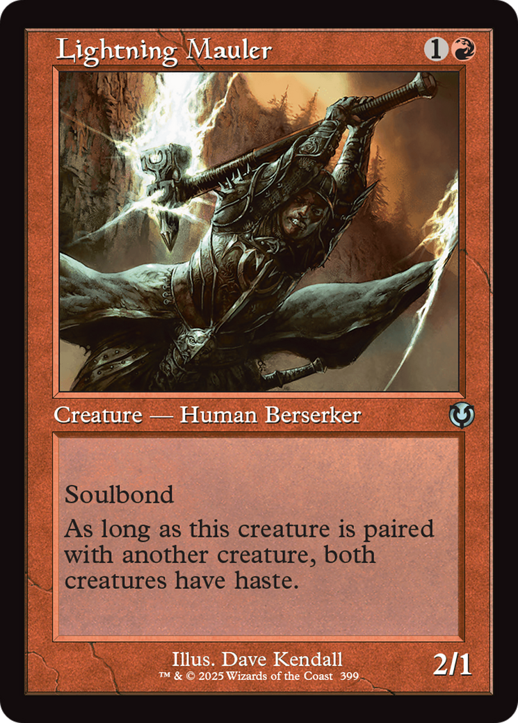 Lightning Mauler (Retro Frame) [Innistrad Remastered] | Local Legends