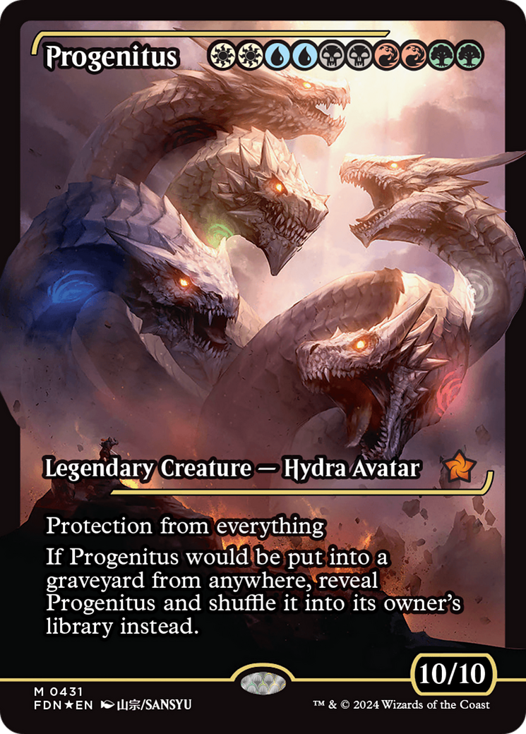 Progenitus (Showcase) [Foundations] | Local Legends