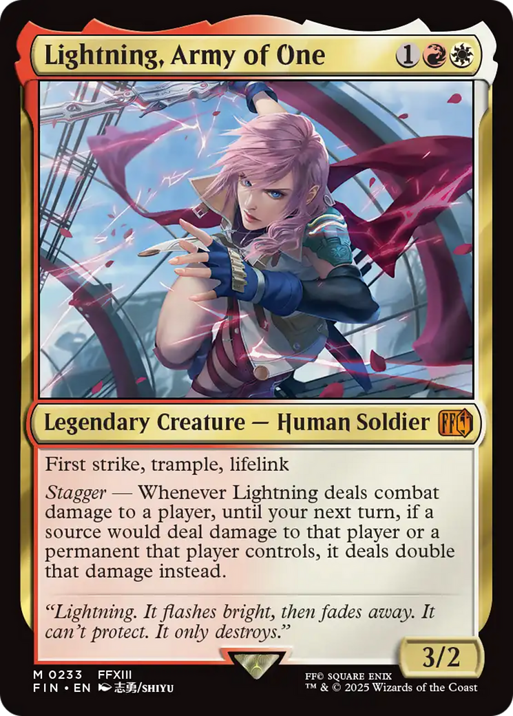 Lightning, Army of One [FINAL FANTASY] | Local Legends