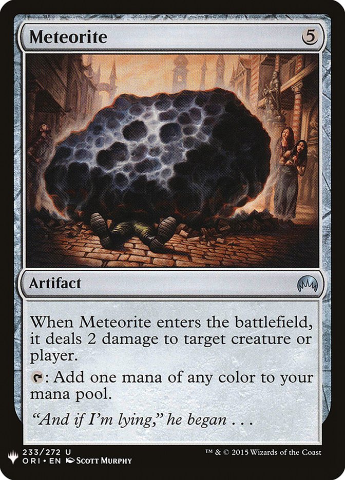 Meteorite [Mystery Booster] | Local Legends