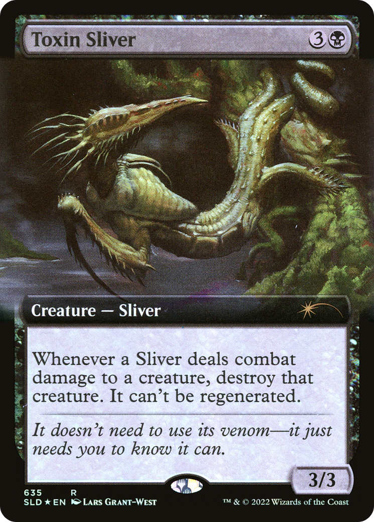 Toxin Sliver (Extended Art) [Secret Lair Drop Promos] | Golgari Games