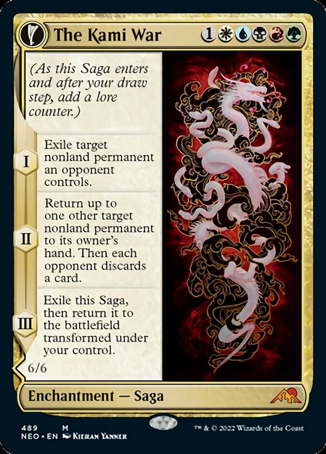 The Kami War // O-Kagachi Made Manifest (Extended Art) [Kamigawa: Neon Dynasty] | Golgari Games