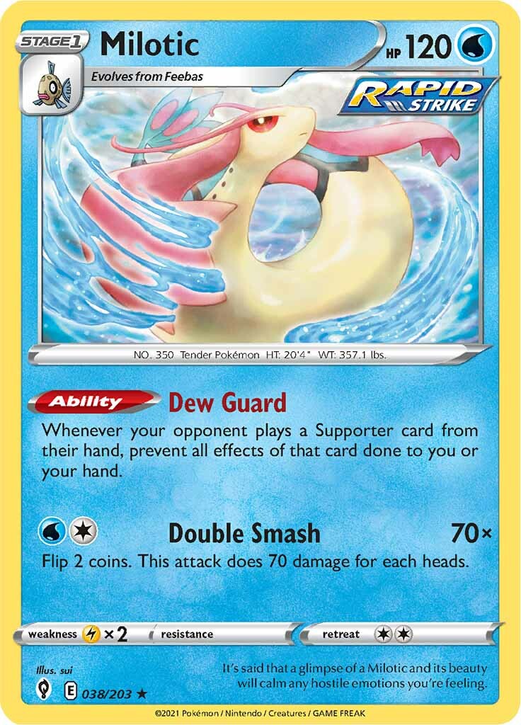 Milotic (038/203) [Sword & Shield: Evolving Skies] | Golgari Games