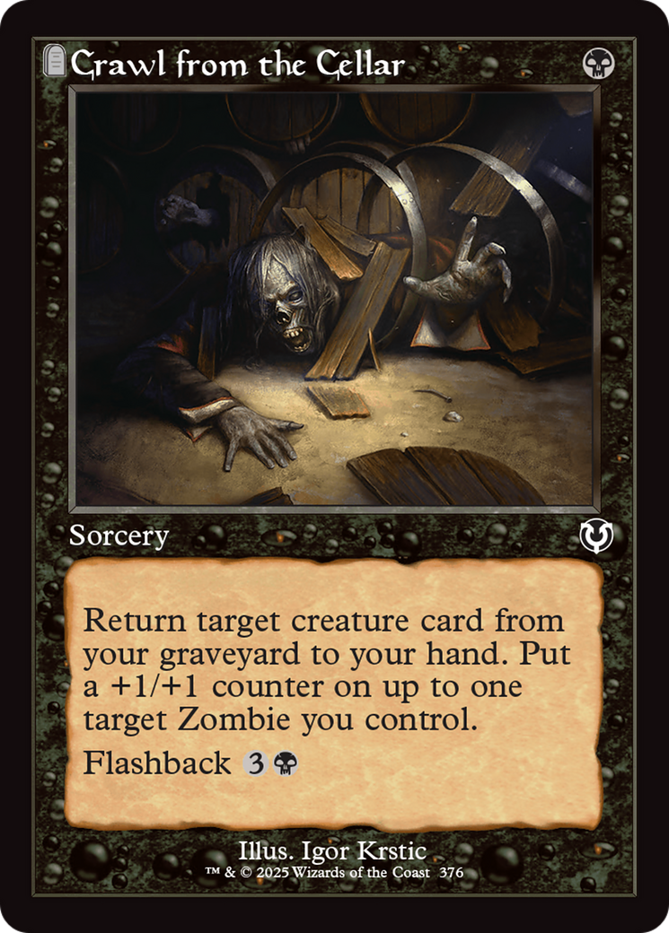 Crawl from the Cellar (Retro Frame) [Innistrad Remastered] | Local Legends