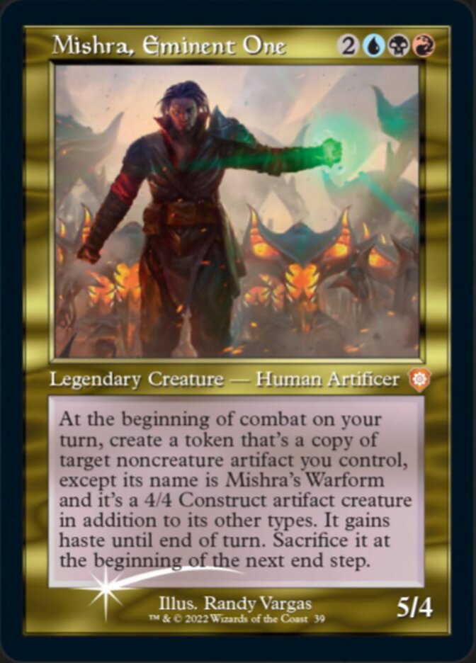 Mishra, Eminent One (039) (Retro) (Display Commander) [The Brothers' War Commander] | Local Legends