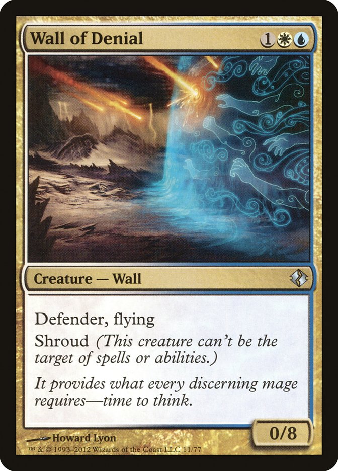 Wall of Denial [Duel Decks: Venser vs. Koth] | Local Legends