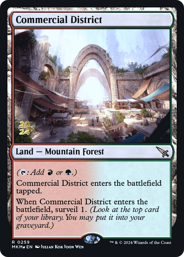 Commercial District [Murders at Karlov Manor Prerelease Promos] | Golgari Games