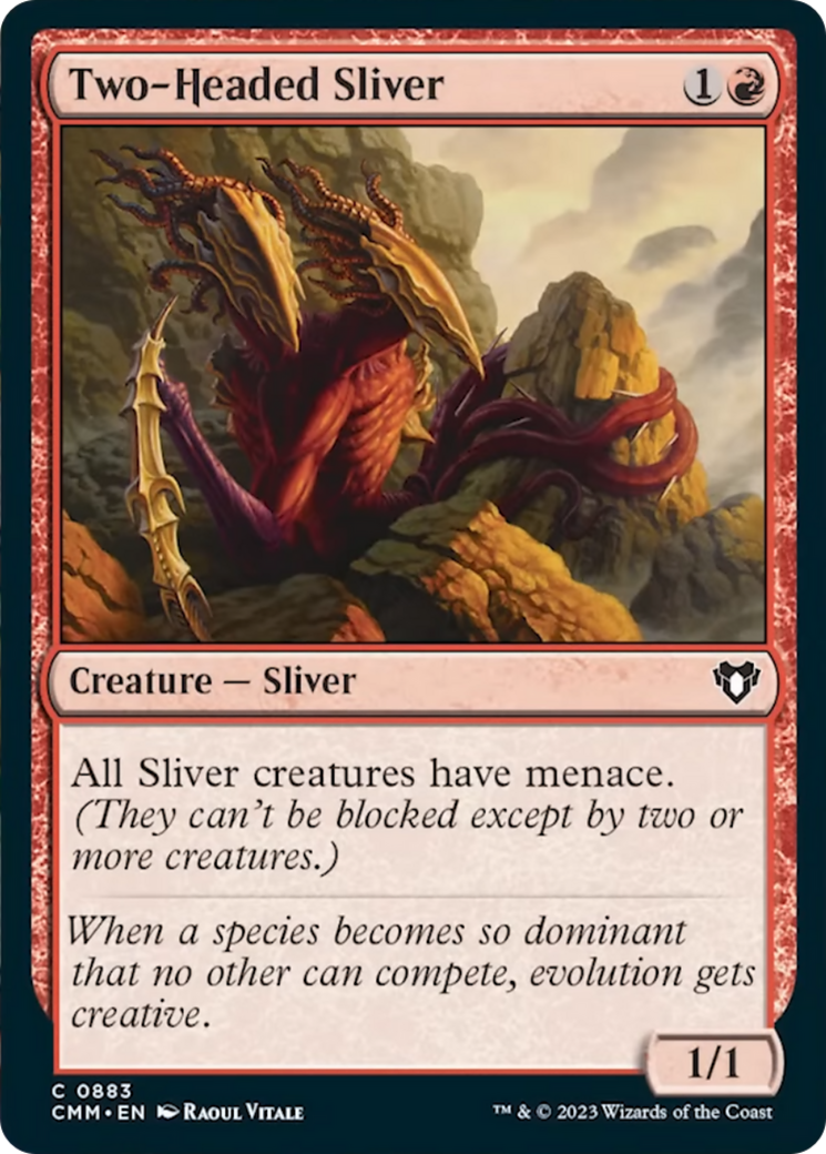 Two-Headed Sliver [Commander Masters] | Local Legends