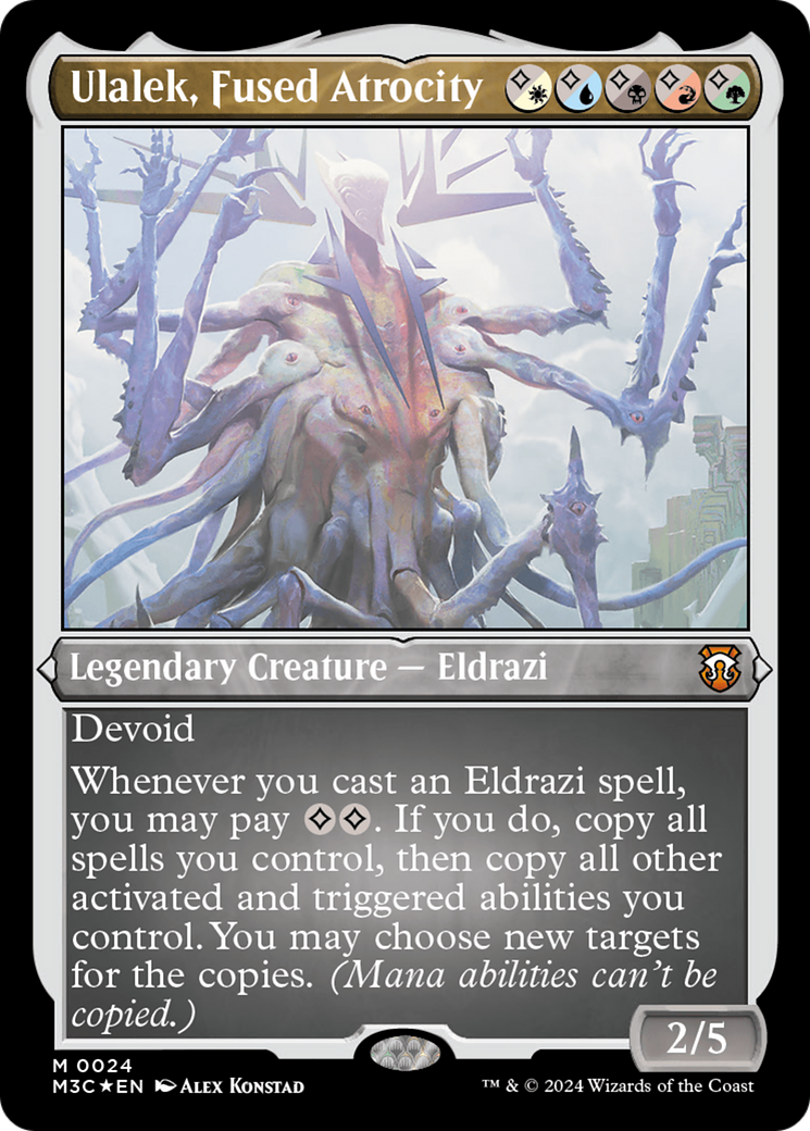 Ulalek, Fused Atrocity (Foil Etched) [Modern Horizons 3 Commander] | Local Legends