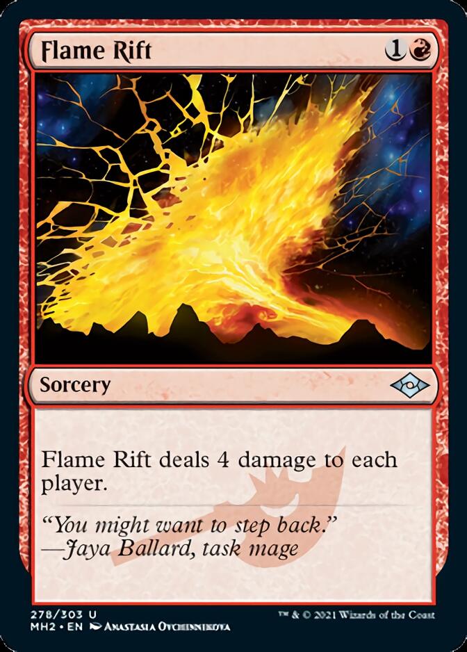 Flame Rift (Foil Etched) [Modern Horizons 2] | Golgari Games